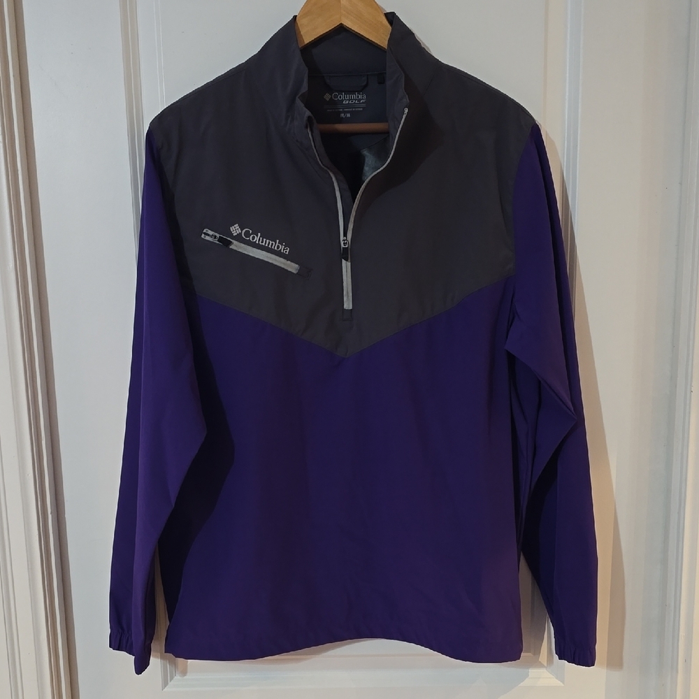 Columbia Two-Tone Purple and Gray Jacket